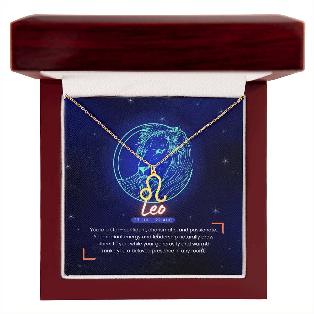 Your Horoscope Necklace - Leo - Glittering Heights