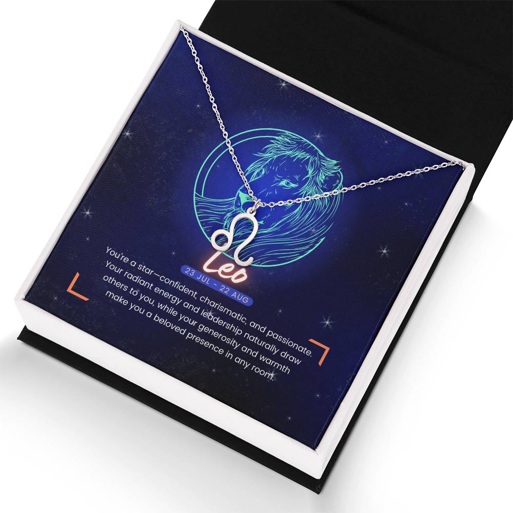 Your Horoscope Necklace - Leo - Glittering Heights