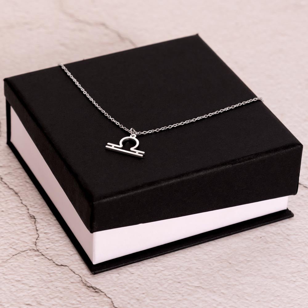 Your Horoscope Necklace - Libra - Glittering Heights