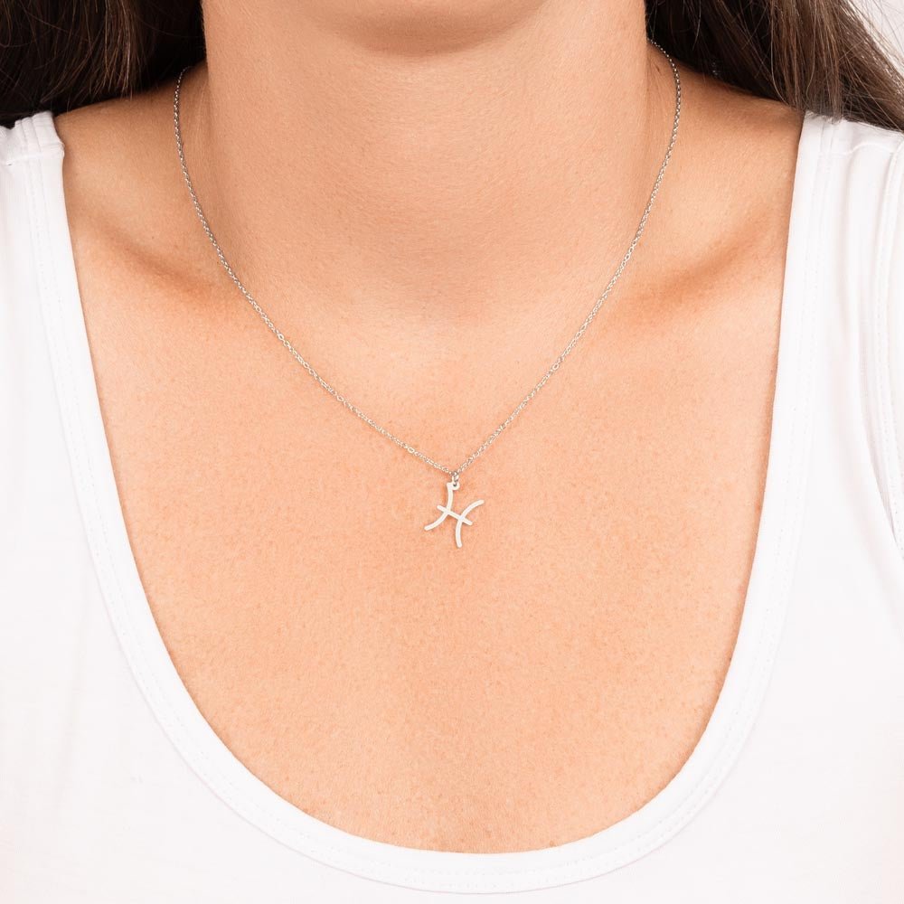 Your Horoscope Necklace - Pisces - Glittering Heights