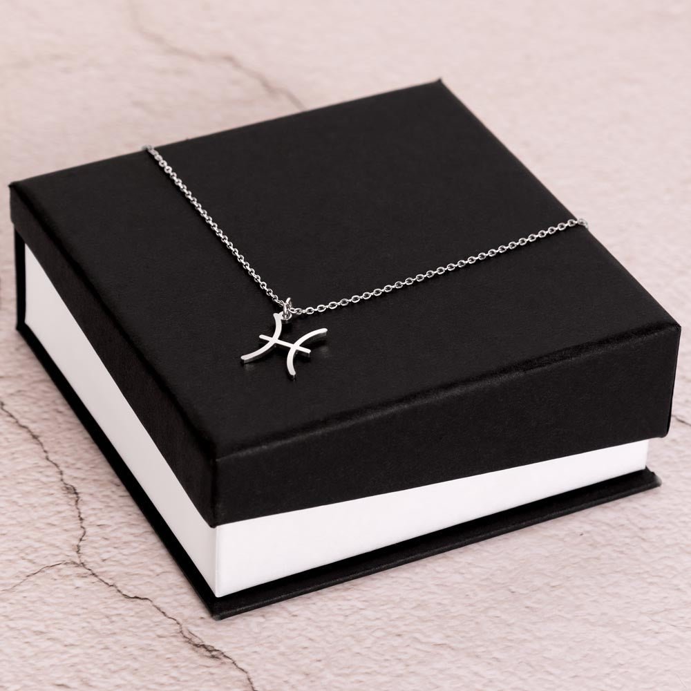 Your Horoscope Necklace - Pisces - Glittering Heights