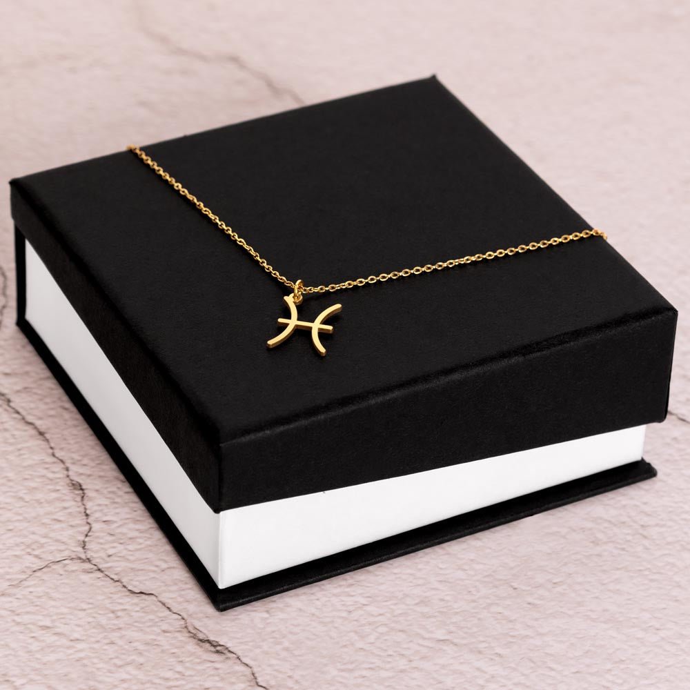 Your Horoscope Necklace - Pisces - Glittering Heights