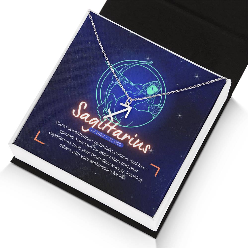 Your Horoscope Necklace - Sagittarius - Glittering Heights