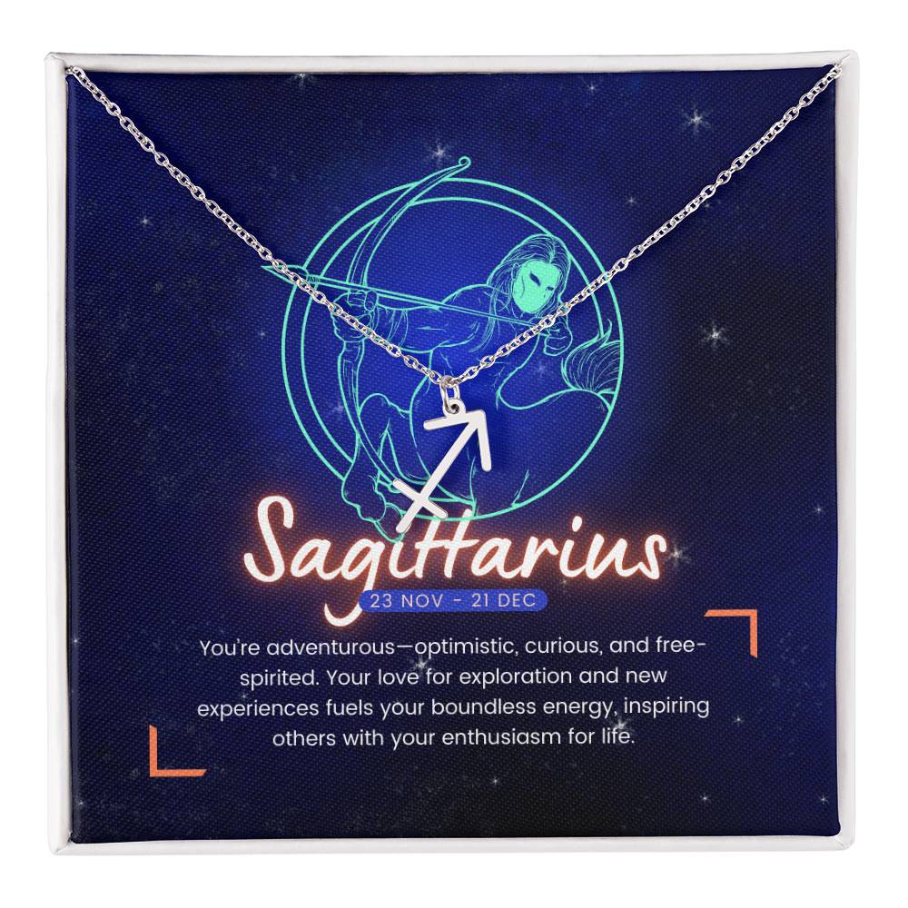 Your Horoscope Necklace - Sagittarius - Glittering Heights