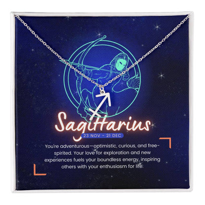 Your Horoscope Necklace - Sagittarius - Glittering Heights