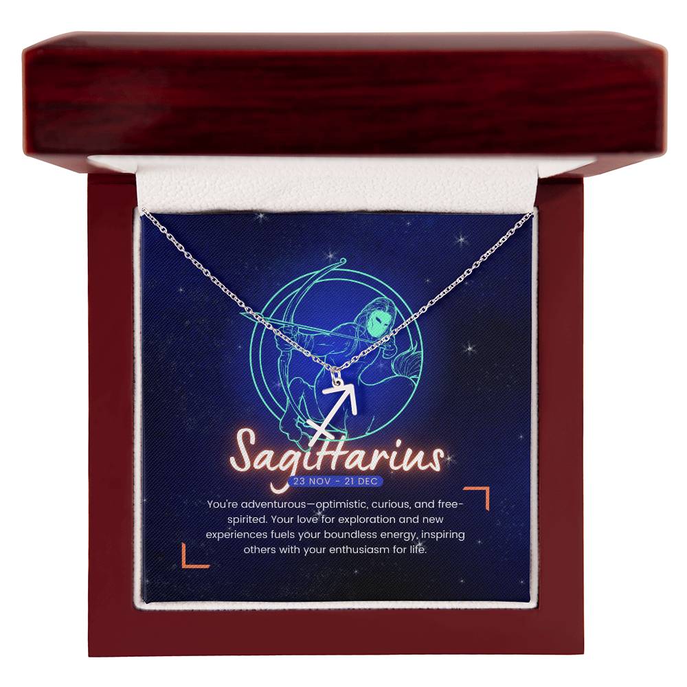 Your Horoscope Necklace - Sagittarius - Glittering Heights