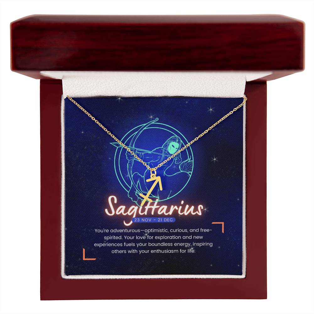 Your Horoscope Necklace - Sagittarius - Glittering Heights