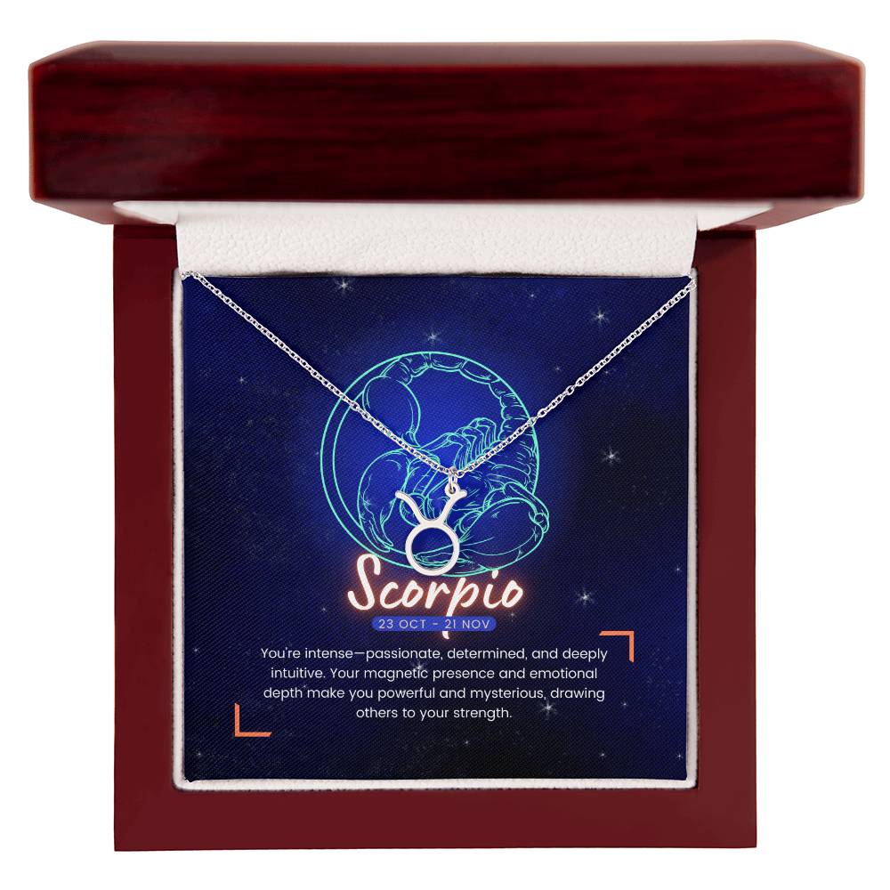 Your Horoscope Necklace - Scorpio - Glittering Heights