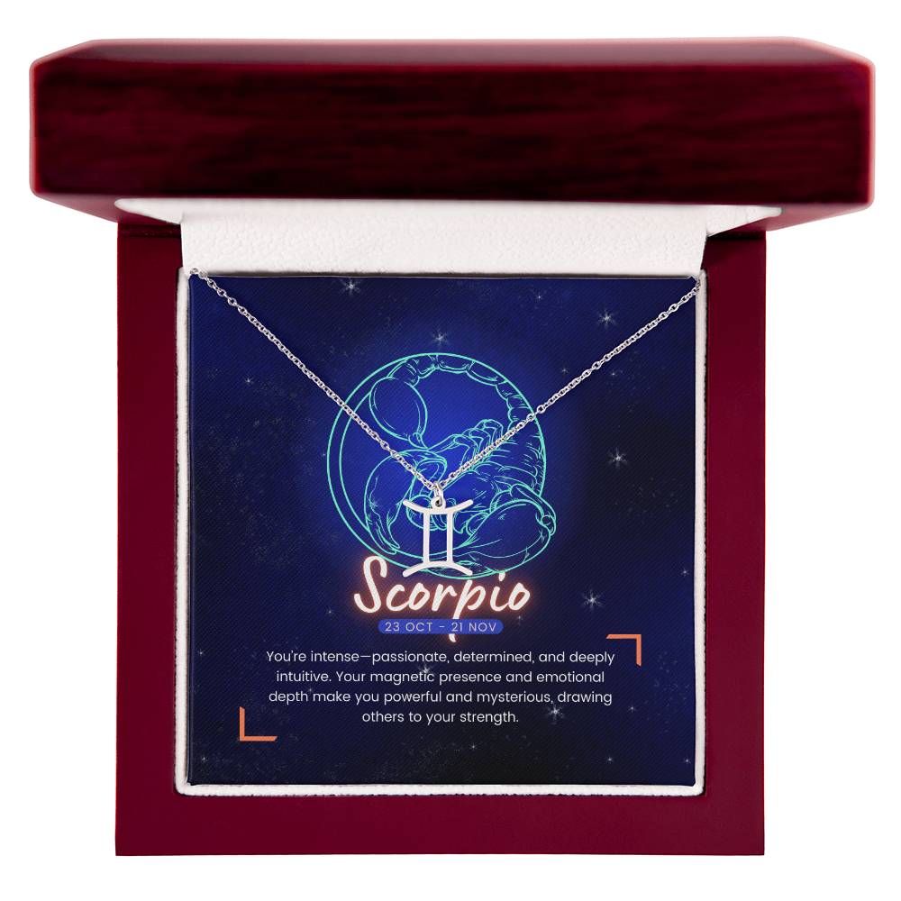 Your Horoscope Necklace - Scorpio - Glittering Heights