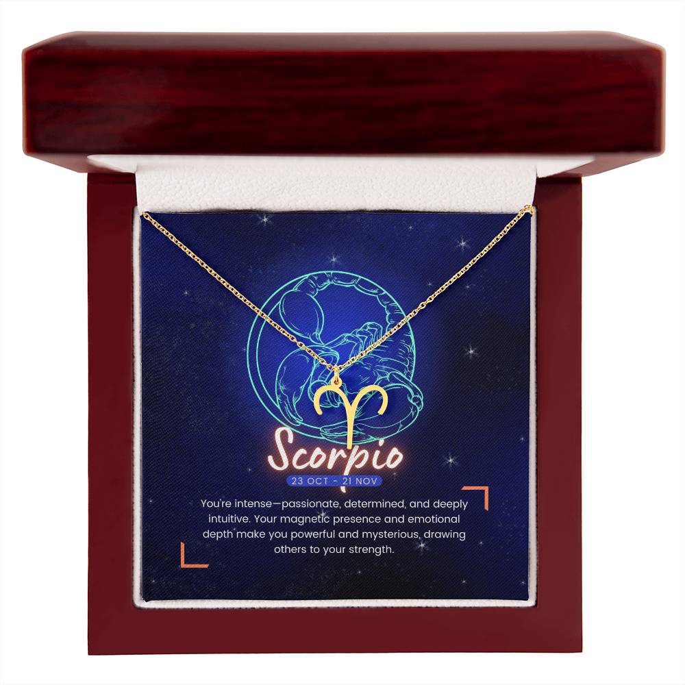 Your Horoscope Necklace - Scorpio - Glittering Heights