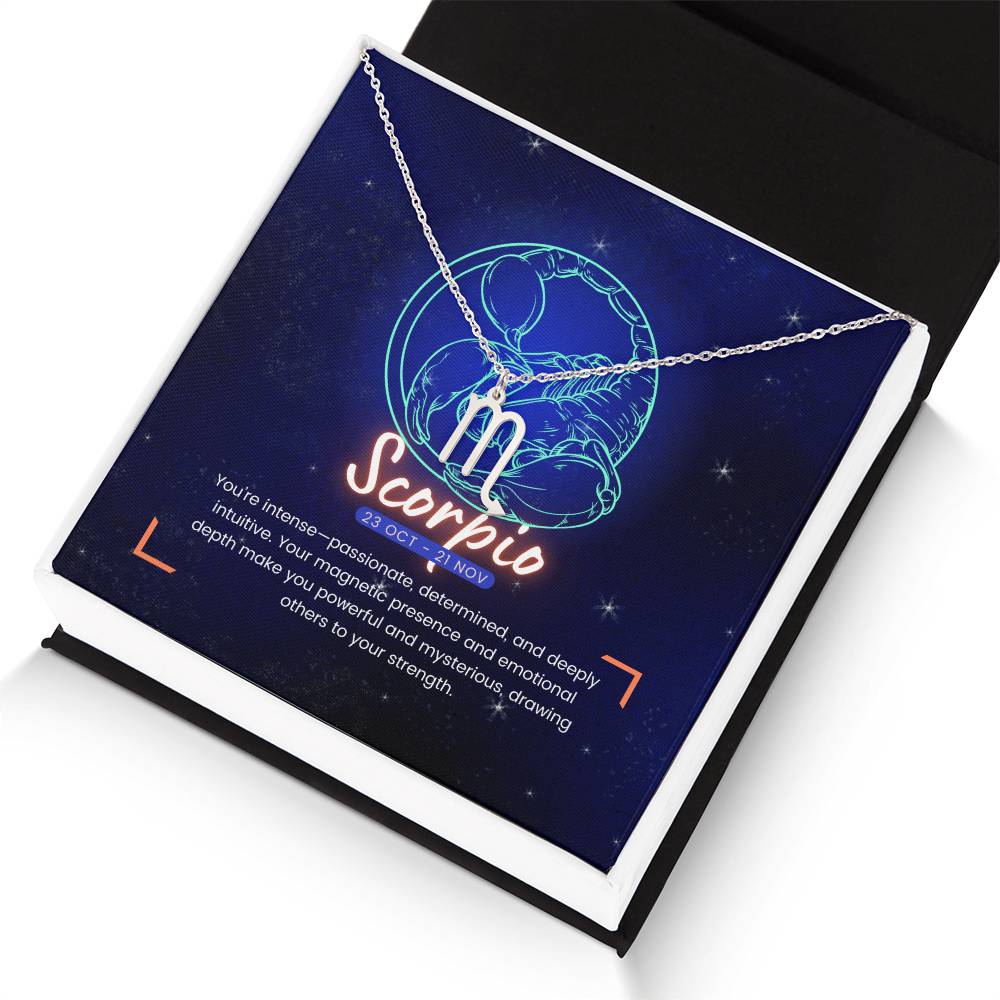 Your Horoscope Necklace - Scorpio - Glittering Heights