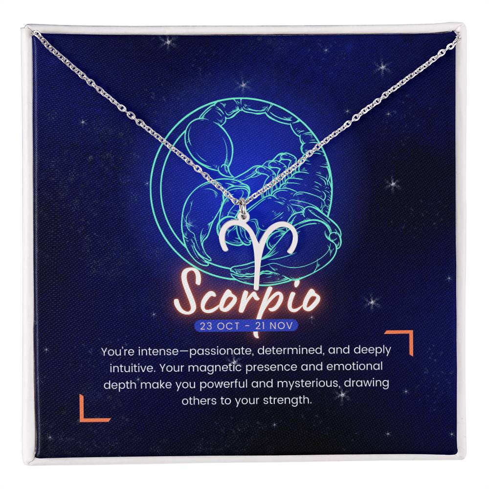 Your Horoscope Necklace - Scorpio - Glittering Heights