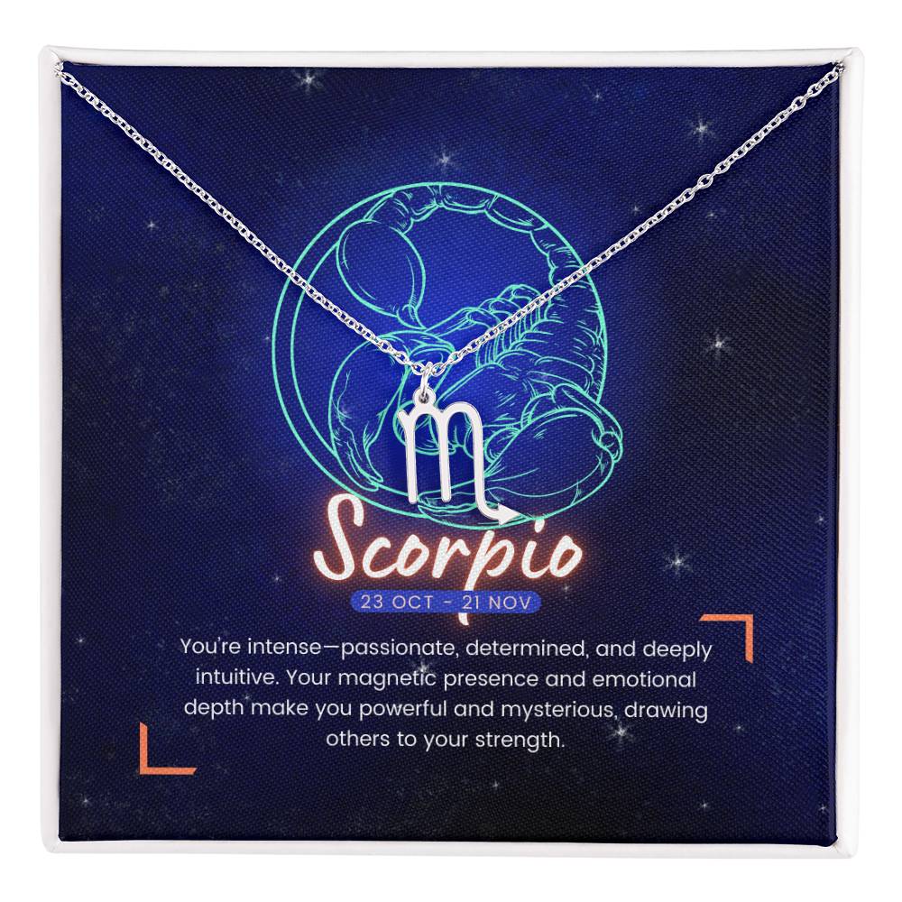 Your Horoscope Necklace - Scorpio - Glittering Heights