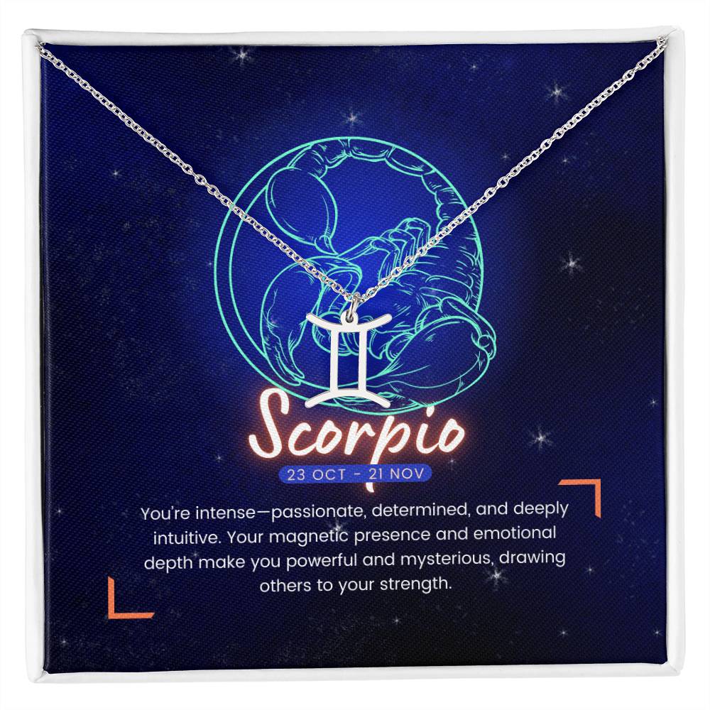 Your Horoscope Necklace - Scorpio - Glittering Heights