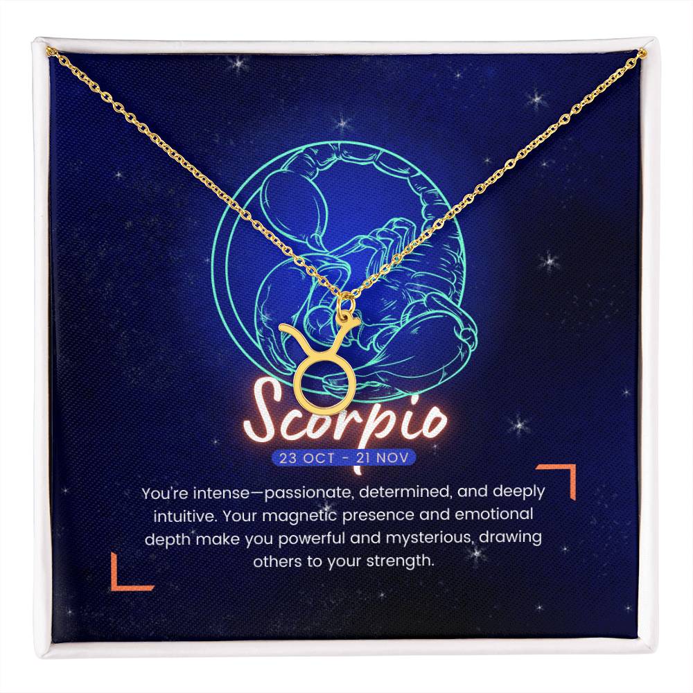 Your Horoscope Necklace - Scorpio - Glittering Heights