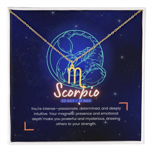 Your Horoscope Necklace - Scorpio - Glittering Heights