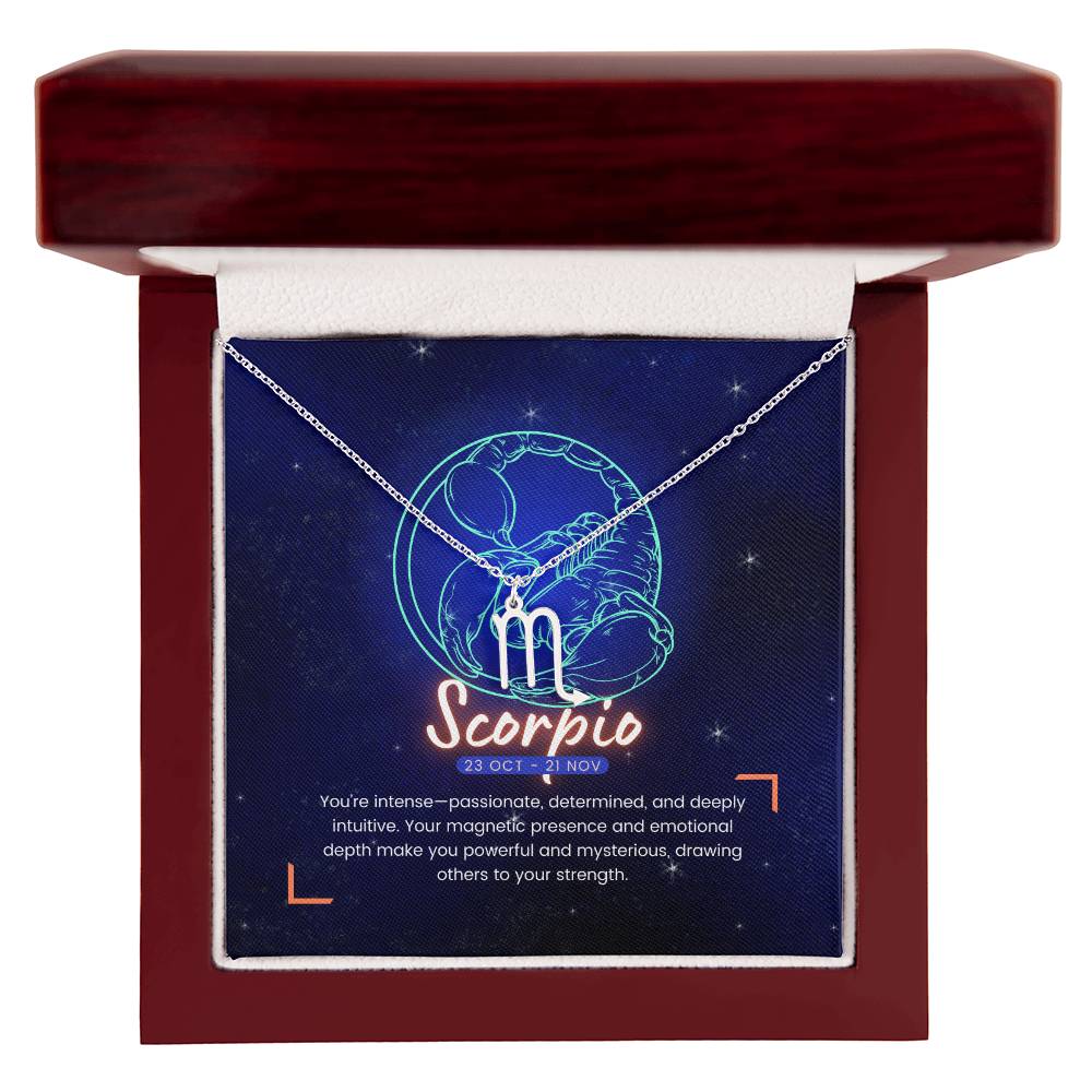 Your Horoscope Necklace - Scorpio - Glittering Heights