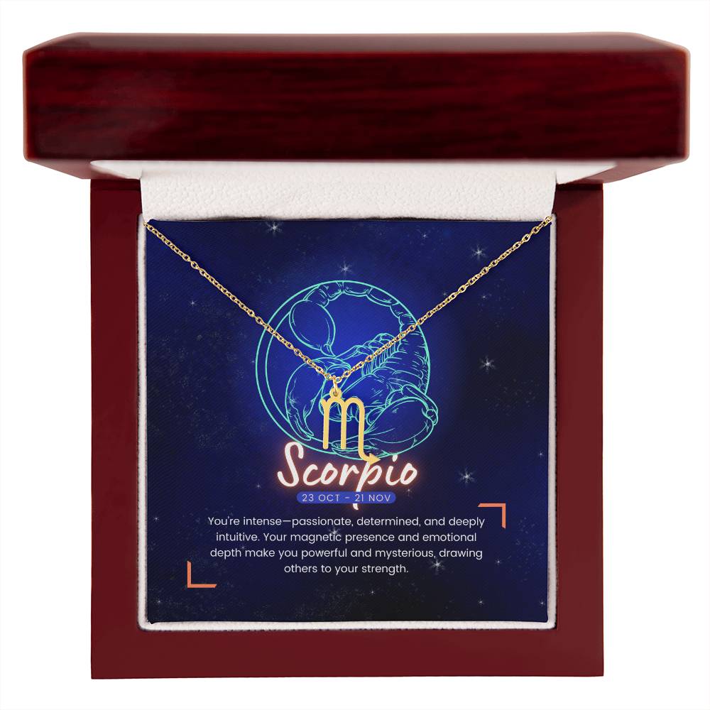 Your Horoscope Necklace - Scorpio - Glittering Heights