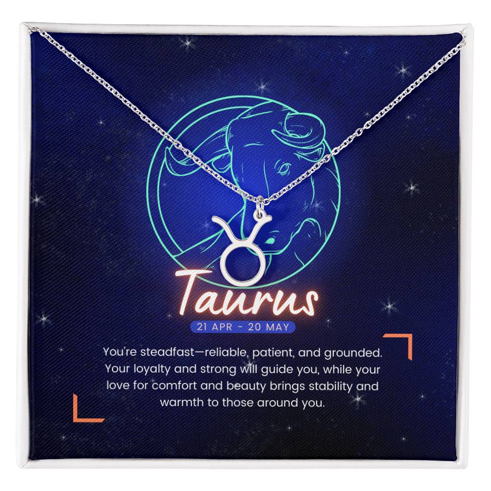 Your Horoscope Necklace - Taurus - Glittering Heights