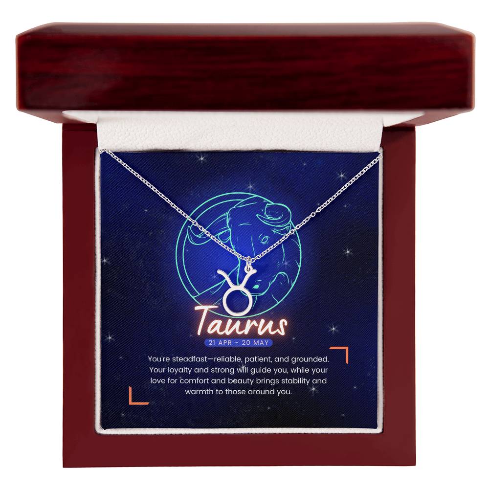 Your Horoscope Necklace - Taurus - Glittering Heights