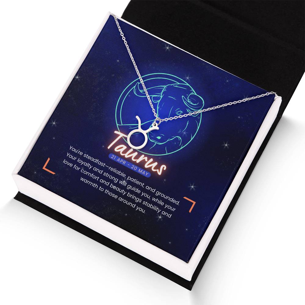 Your Horoscope Necklace - Taurus - Glittering Heights