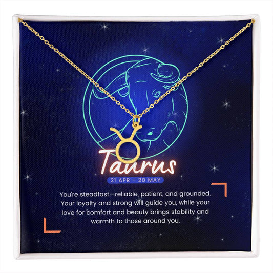 Your Horoscope Necklace - Taurus - Glittering Heights