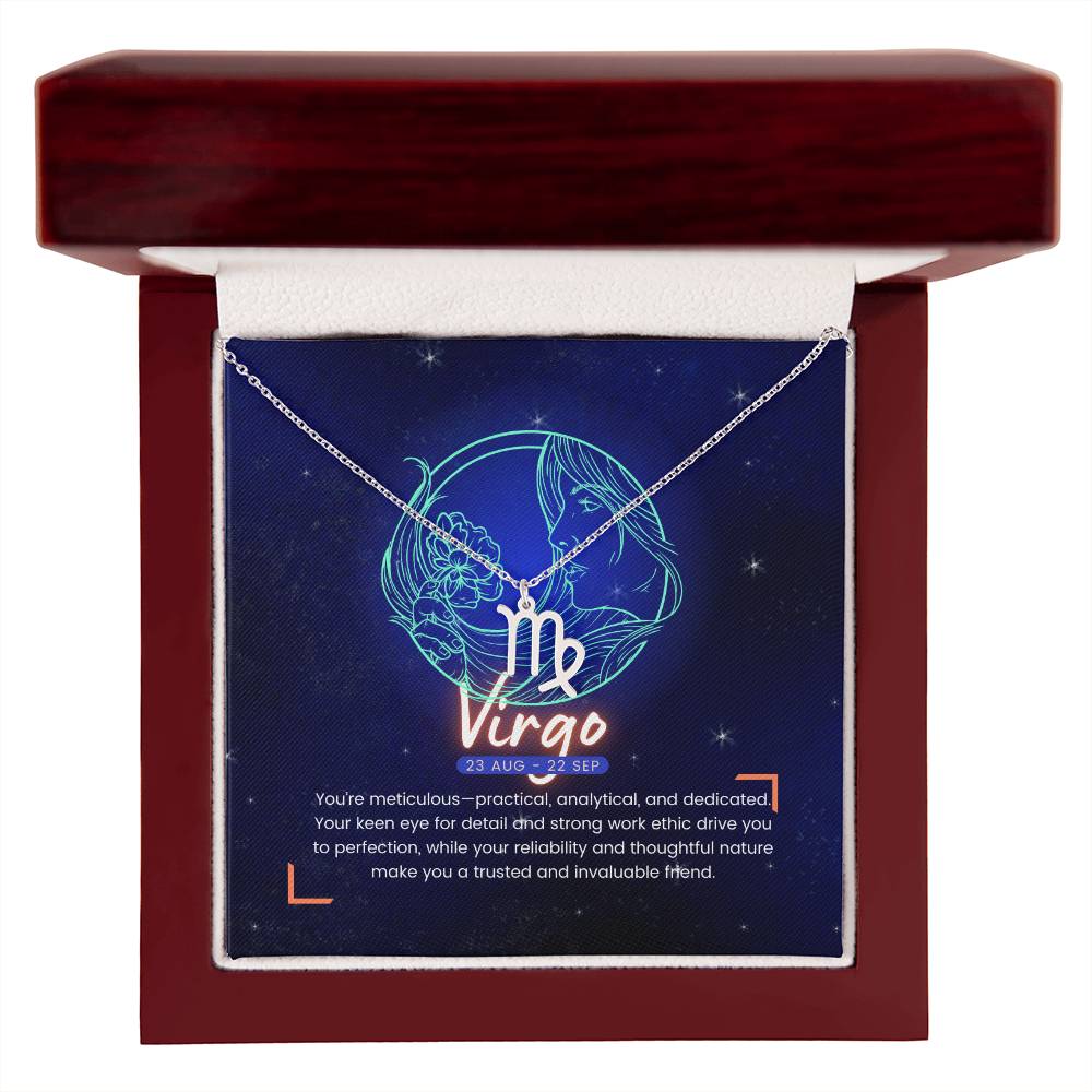 Your Horoscope Necklace - Virgo - Glittering Heights
