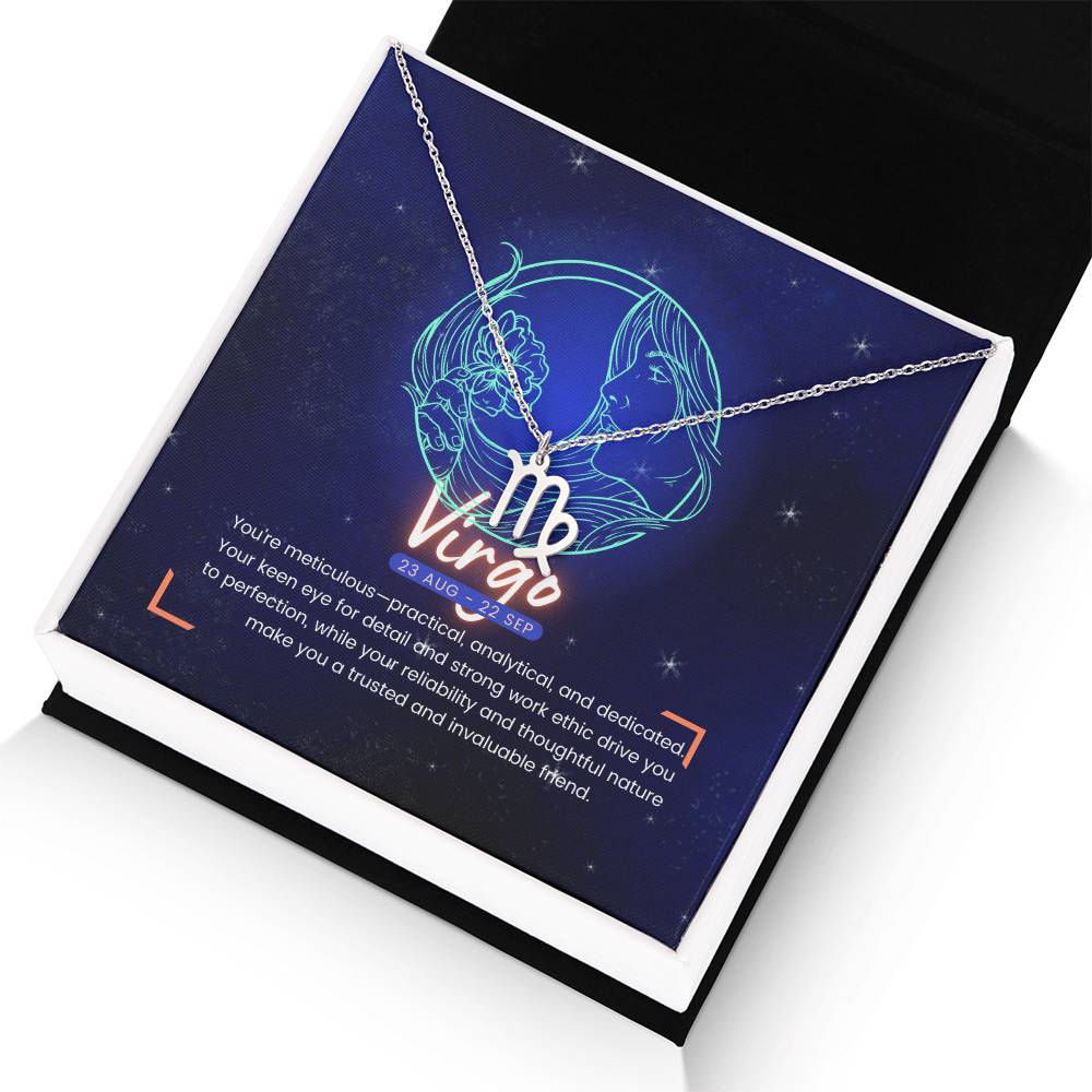 Your Horoscope Necklace - Virgo - Glittering Heights