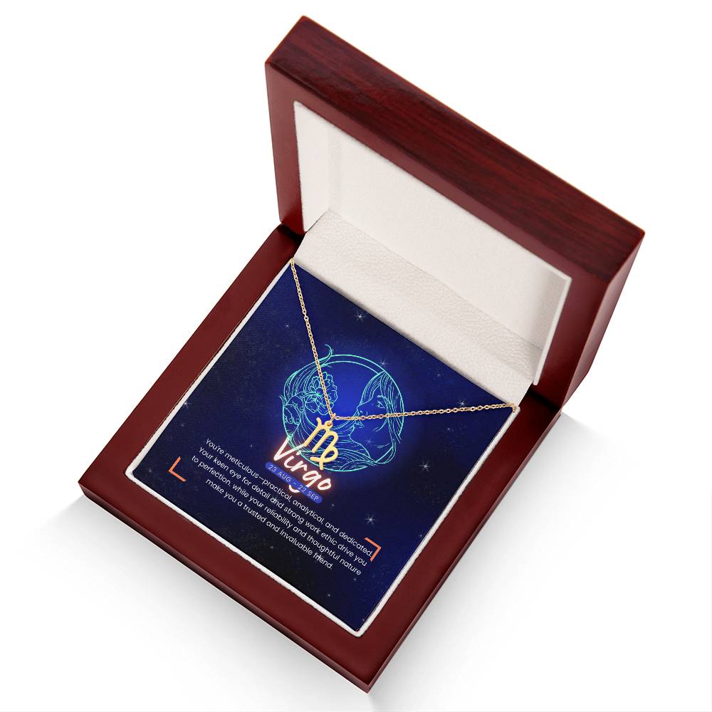 Your Horoscope Necklace - Virgo - Glittering Heights