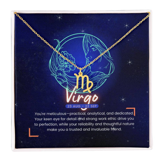 Your Horoscope Necklace - Virgo - Glittering Heights