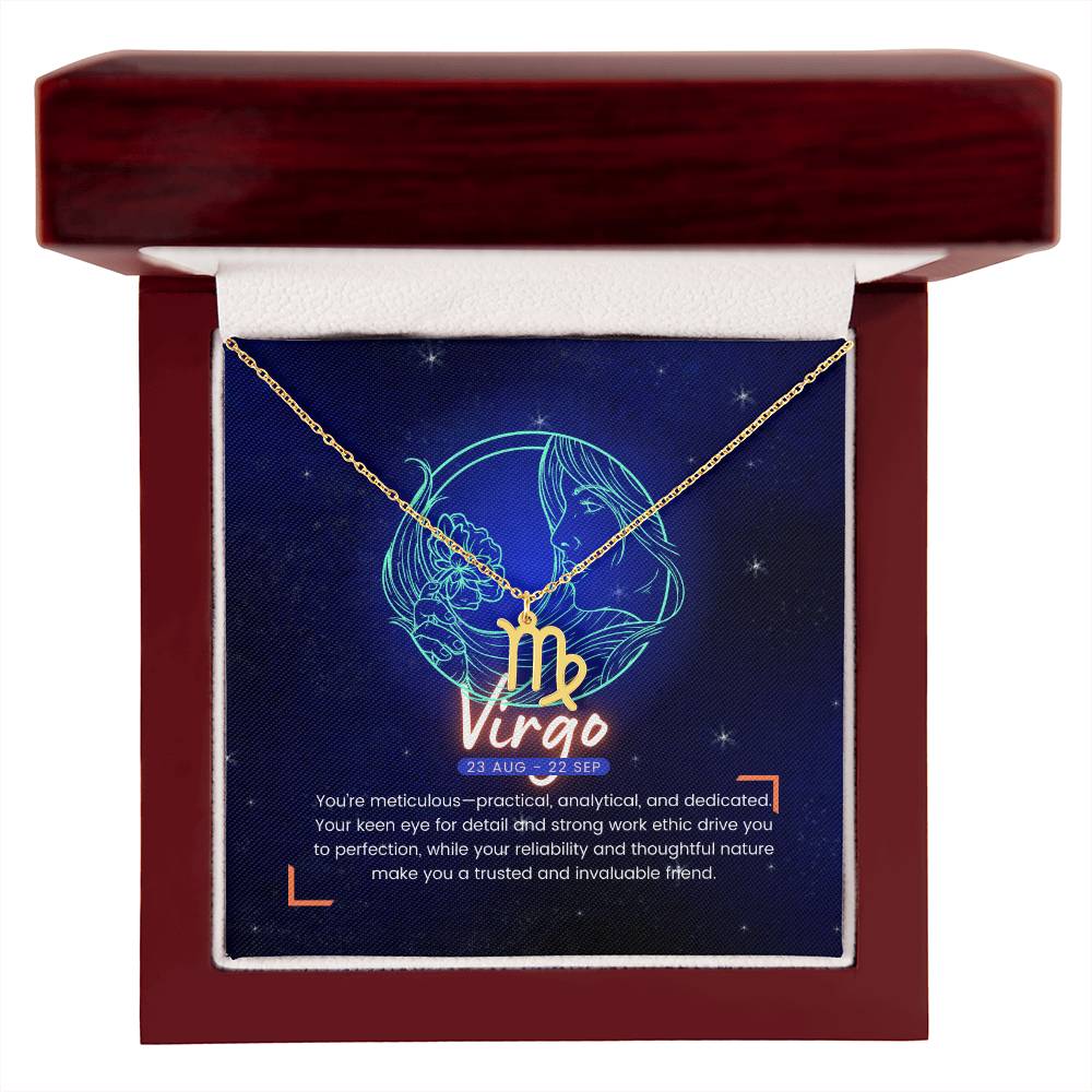 Your Horoscope Necklace - Virgo - Glittering Heights