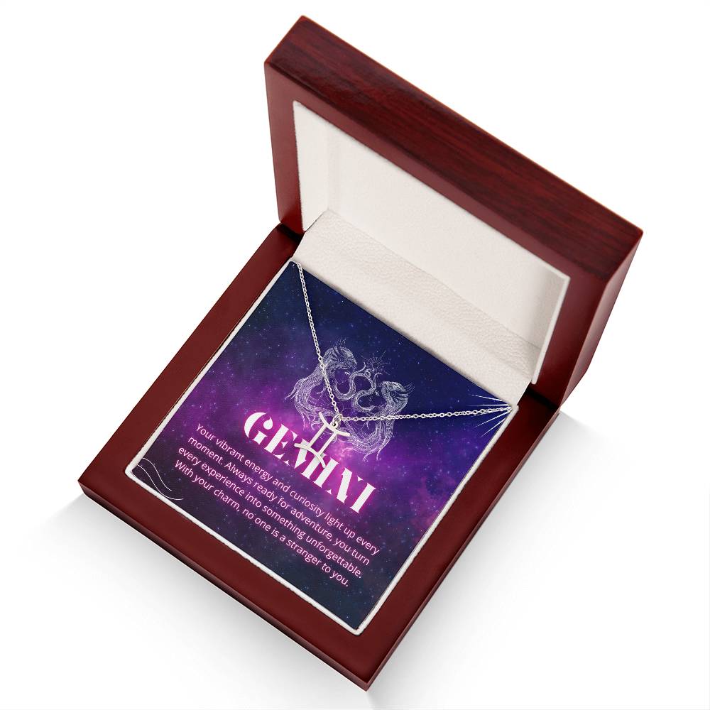 Your Zodiac Necklace - Gemini - Glittering Heights