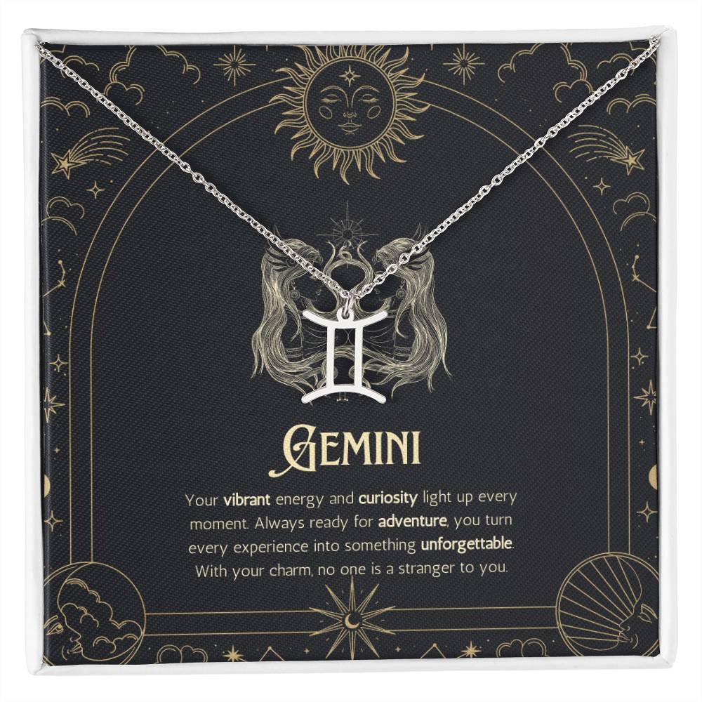 Your Zodiac Necklace - Gemini - Glittering Heights