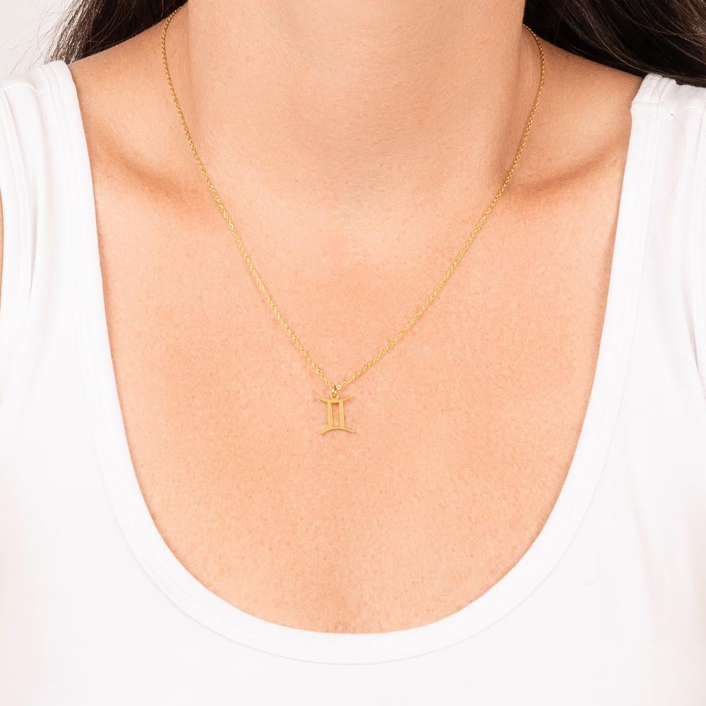 Your Zodiac Necklace - Gemini - Glittering Heights
