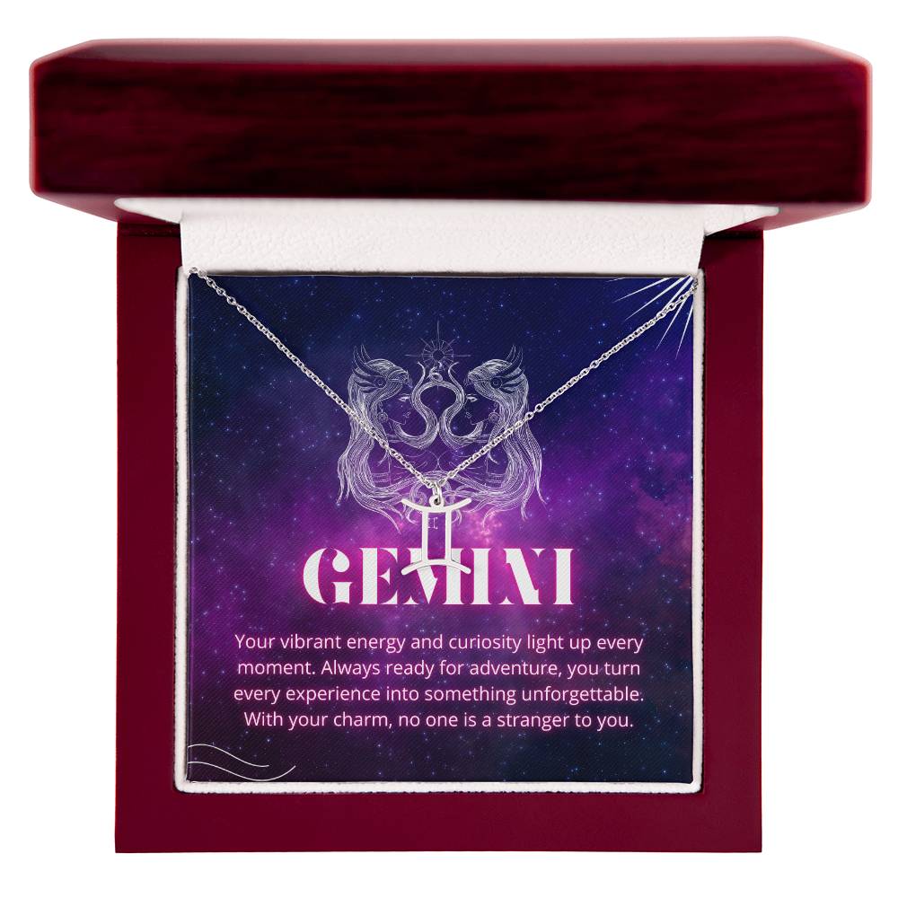 Your Zodiac Necklace - Gemini - Glittering Heights
