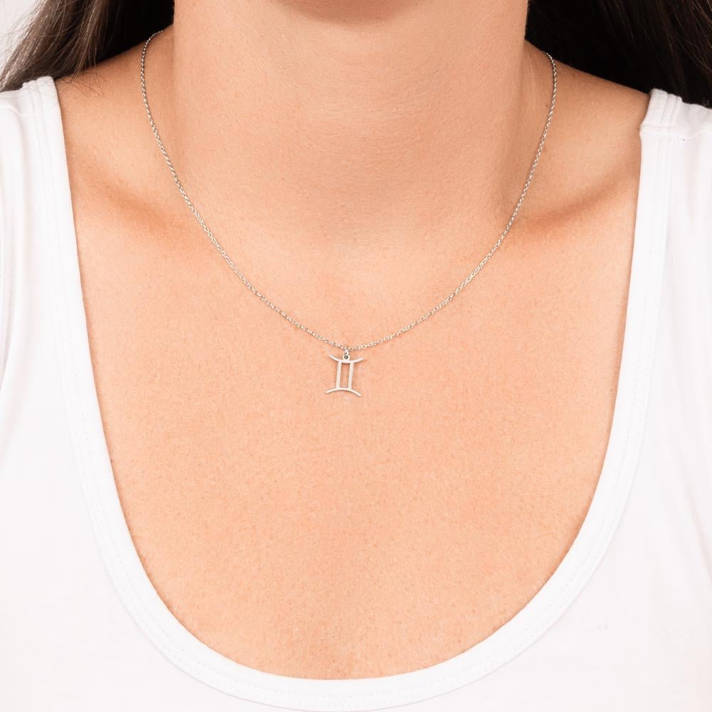Your Zodiac Necklace - Gemini - Glittering Heights